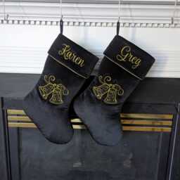 Embroidery Add-On, Embroidered Christmas Design, Custom Embroidery, Personalized Stockings - thumbnail 4