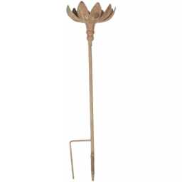 Tea Light Stake Metal Petals Tealight Candle Holder - Outdoor Garden Lantern Flower - thumbnail 3