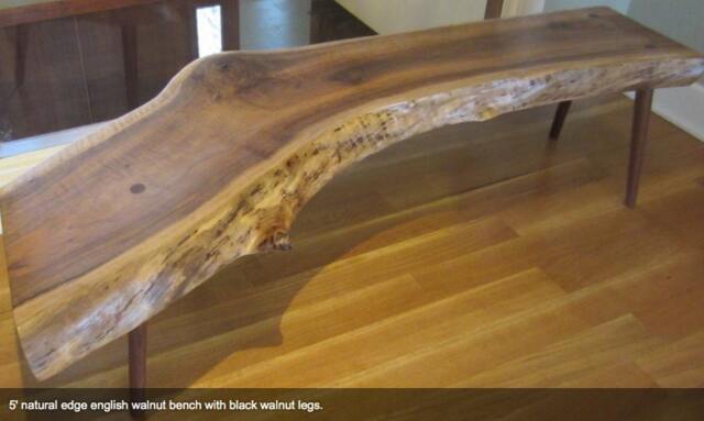 Bench Made From Sustainably Sourced Local Hardwoods - image 1