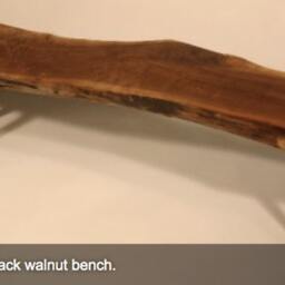 Bench Made From Sustainably Sourced Local Hardwoods - thumbnail 3