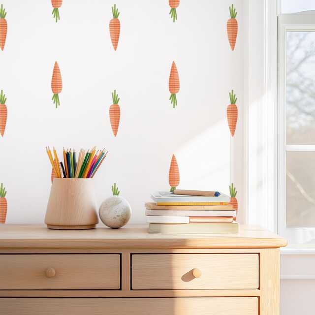 Fresh Carrots Peel-And-stick Wall Decals Mej - image 1