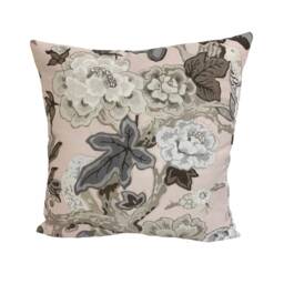 Schumacher/Mary Mcdonald - Bermuda Blossoms Blush Bold Traditional Floral Cushion Cover Handmade Throw Pillow Designer Home Decor - thumbnail 2