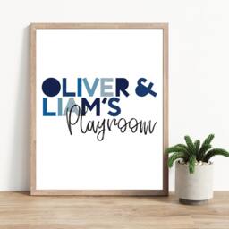 Playroom Prints, Sibling Wall Art, Brother Boys Bedroom Decor, Brothers Prints - thumbnail 2
