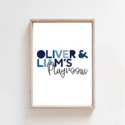 Playroom Prints, Sibling Wall Art, Brother Boys Bedroom Decor, Brothers Prints - thumbnail 3