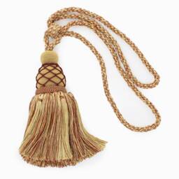"D??copro Curtain & Drapery Tassel Tieback, Length 9 1/2"" - 24cm, Spread 30"