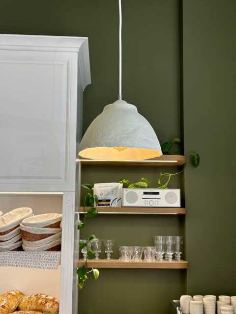 Unique Pendant Paper Mache Light For Kitchen Island - image 1