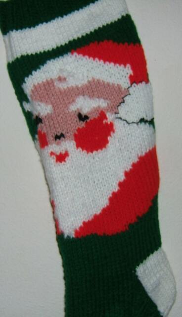 Personalized Hand Knitted Christmas Stocking - image 1