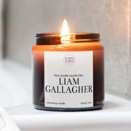 Liam Gallagher Candle, Funny Oasis Fan Gift, Luxury Soy Wax - thumbnail 1