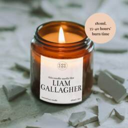Liam Gallagher Candle, Funny Oasis Fan Gift, Luxury Soy Wax - thumbnail 3
