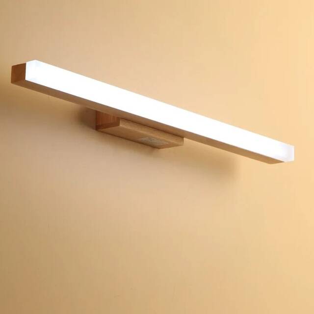 Handcrafted Wooden Wall Sconces Modern Lighting For Bathrooms & Bedrooms - image 1