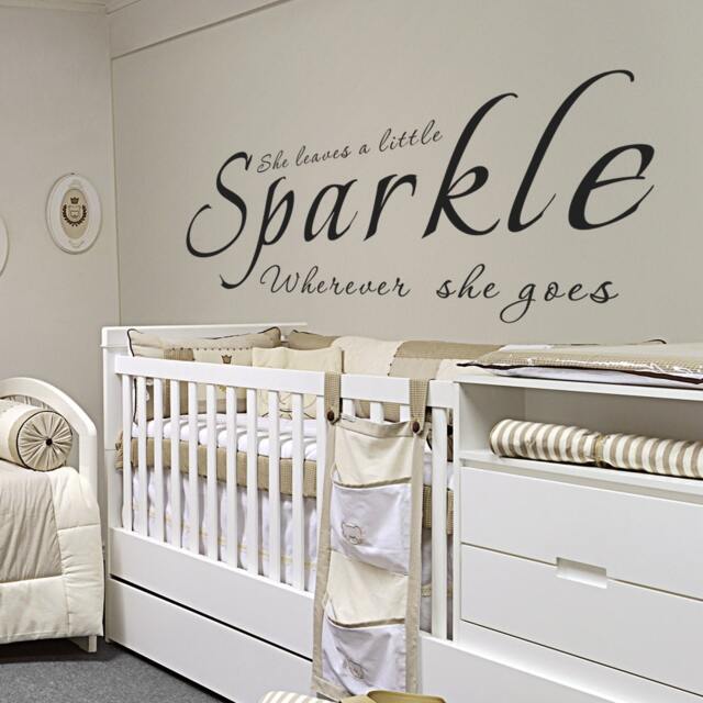 Girl's Room Vinyl Wall Decal Quotes Inspirational Sayings Nursery Decor - 022 - image 1