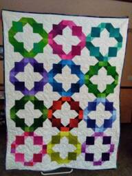 Gradation Throw Quilt - thumbnail 1