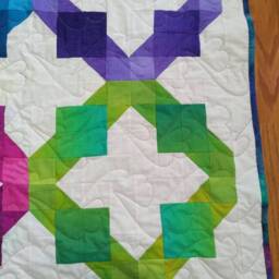 Gradation Throw Quilt - thumbnail 3