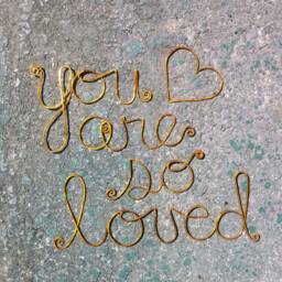 Custom Sign Wire Lettering Copper Silver Name Home Decor Party Favor - thumbnail 1