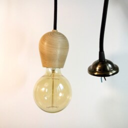 Wooden Pendant Light Scandinavian Handmade Bar Lights Minimalist Timber Pendant Lighting Wood Nordic Hanging Fixture Retro - thumbnail 2