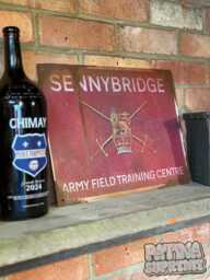 Sennybridge Army Training Centre Sign Real Rust Vintage Style Metal Wall Art - thumbnail 1