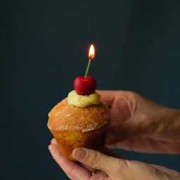 Cherry Candles Handmade Soy Wax Party Toppers - Set Of 3 Or 8 - thumbnail 3