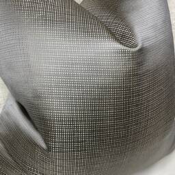 Momentum Accent Fabric By Harlequin Grey Steel - Beige Satin Weave Luxury Cushion Cover - thumbnail 2