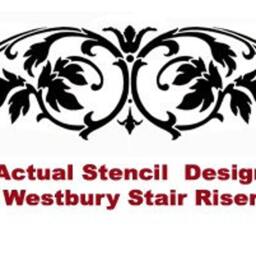 Staircase Stencil Westbury Stair Riser - Stencils For Classical Decor Diy Home Stairs Wall Stencils - thumbnail 4