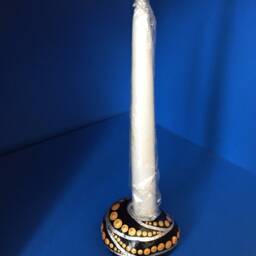 Candle Holder Mandalastein Unique Hand Painted - thumbnail 4