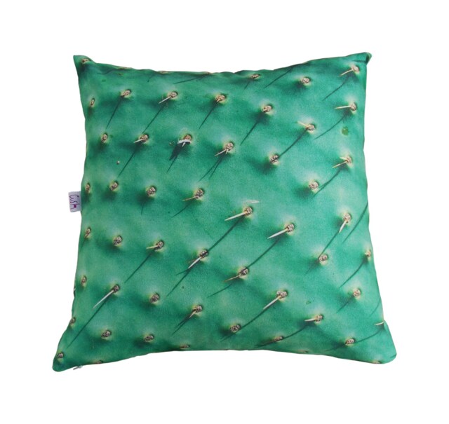 Pillow Cactus Cover Velvet 18 X18 Inches Invisible Zipper Very Soft Touch - image 1