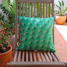 Pillow Cactus Cover Velvet 18 X18 Inches Invisible Zipper Very Soft Touch - thumbnail 2