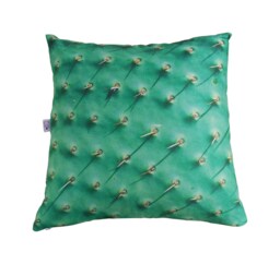 Pillow Cactus Cover Velvet 18 X18 Inches Invisible Zipper Very Soft Touch - thumbnail 1