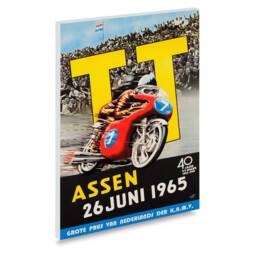 Reprint Of A Vintage 1965 Dutch Tt Racing Event Poster - thumbnail 2