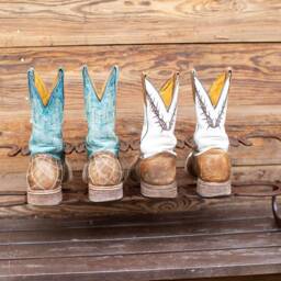 Boot Rack, Horseshoe Cowboy Organizer, Decor, Art, Holder, Rustic Southern Decor - thumbnail 2