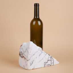Handmade Lilac Marble Wine Bottle Holder Unique Rack - thumbnail 3