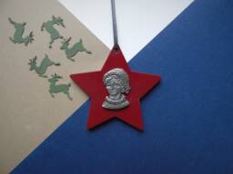 Jane Austen Christmas Decoration - Pride & Prejudice Ornament Book Lover Unique Decor