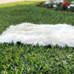 Handmade Baby Alpaca Fur Cushion Cover - 15.7 - thumbnail 4
