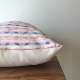 Aegean Hand Loomed Pillow Cover - 20 X Square Tribal Housewarming Gift Boho Decor Textured Case - thumbnail 2