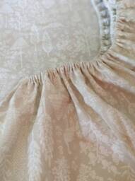 Woodland Mini Crib Fitted Sheet Neutral Farmhouse Baby Bedding - thumbnail 2