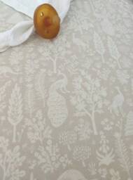 Woodland Mini Crib Fitted Sheet Neutral Farmhouse Baby Bedding - thumbnail 1