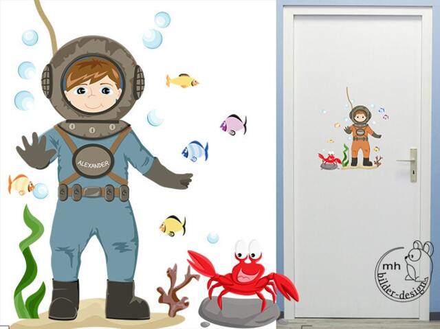 "Wall Sticker ""Diver" - image 1