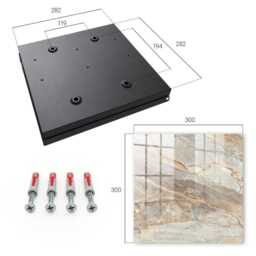 Elegant Marble Key Cabinet For Home, Gray Box Wall, Modern Textures, Lovers Of Interiors - thumbnail 4