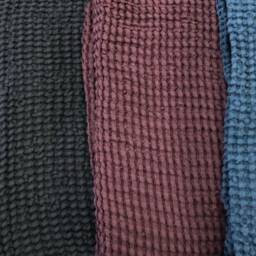 Voluminous Blanket, Linen & Cotton Blend Blanket, Throw, Natural Coverlet, Daybed Christmas Gift - thumbnail 2
