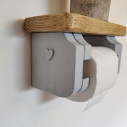 Toilet Roll Holder - Two Tone Grey - 0136 - thumbnail 3
