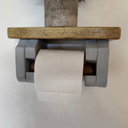 Toilet Roll Holder - Two Tone Grey - 0136 - thumbnail 4