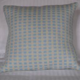 Hand-Knitted Cushion, Praline Collection, Wool, Home Decoration, Decorative Art, Square Unique Piece - thumbnail 4