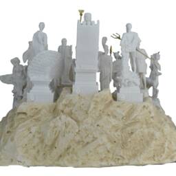 12 Greek Olympian Gods Set, Full Pantheon Statue Collection, Ancient Mythology Figures, Home Decor Sculpture, Unique Gift, Handmade - thumbnail 3