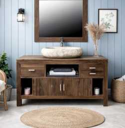 Reclaimed Bathroom Vanity Unit - Combination Style. 130 X 60 80cm