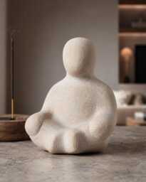 Tranquility - Expressive Ceramic Figurine For Sandplay & Counseling - thumbnail 1