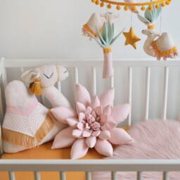 Pink Camel Decor Pillow Boho Baby Nursery & Ramadan - thumbnail 4