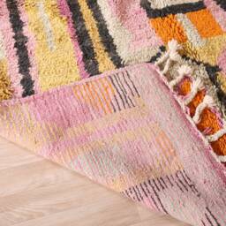 Vintage Boujaad Rug, Authentic Moroccan Rug 6x9 Ft - thumbnail 4