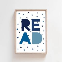Set Of 3 Boys Nursery Prints, Read Play, Love Print, Bedroom Wall Art, Playroom Poster, Art - thumbnail 2