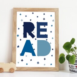 Set Of 3 Boys Nursery Prints, Read Play, Love Print, Bedroom Wall Art, Playroom Poster, Art - thumbnail 3