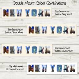 New York Photo Frame Holiday Word Name Gift 1260-Dd By Photos in A Word - thumbnail 2