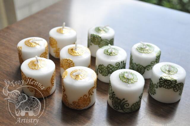 Candle Votive - Single/ Classy Adult Return Favor/Gift Basket Filler/ Wedding Centerpiece/ Holiday Decoration - image 1